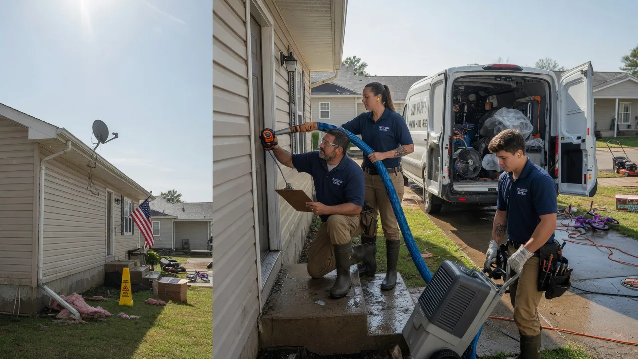 Ceiling Water Damage Restoration in Pittsboro, NC near me